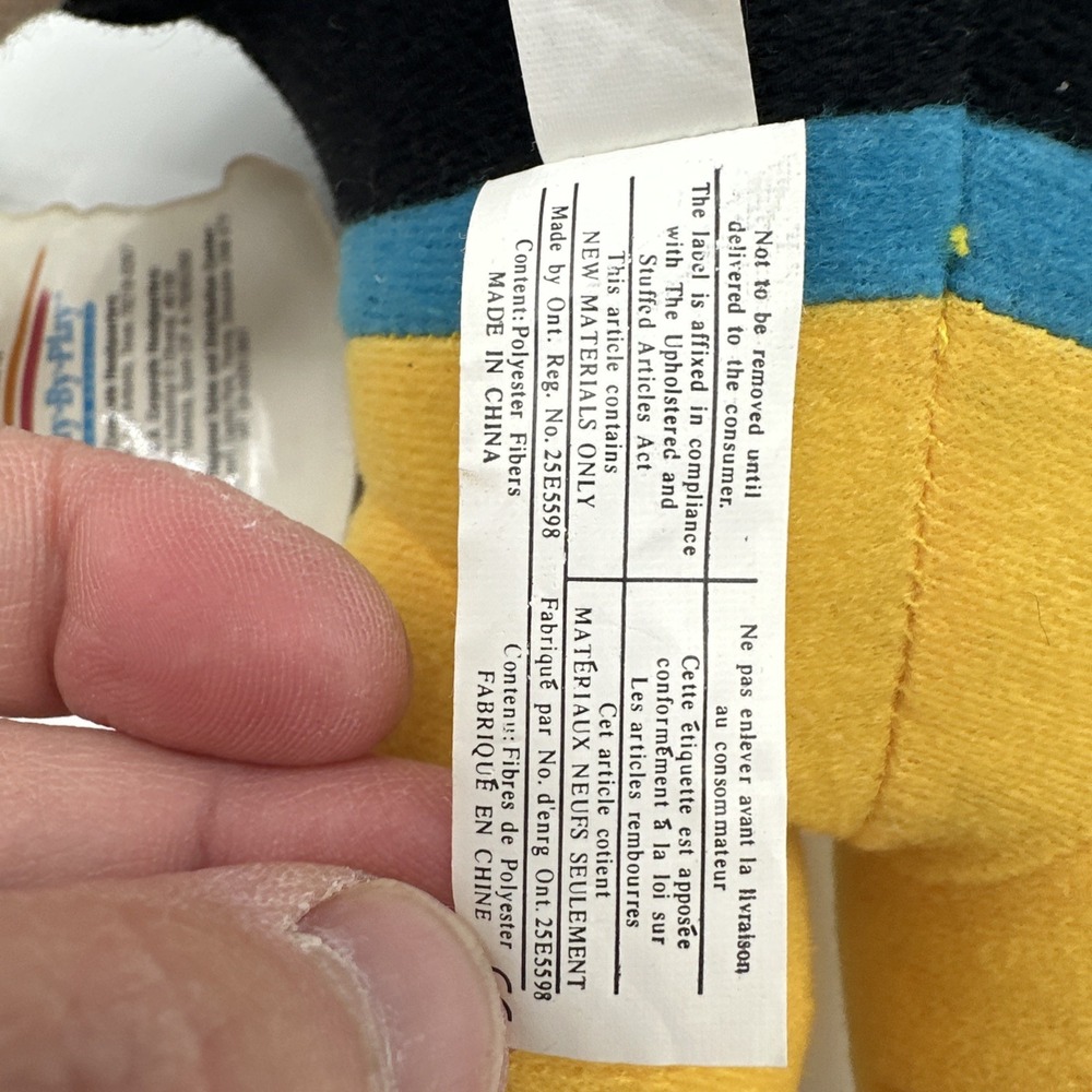 Popeye Cartoon Vintage 11inch Brutus Plush Play By Play 2000 Plush Stuffed Tag - Picture 8 of 16